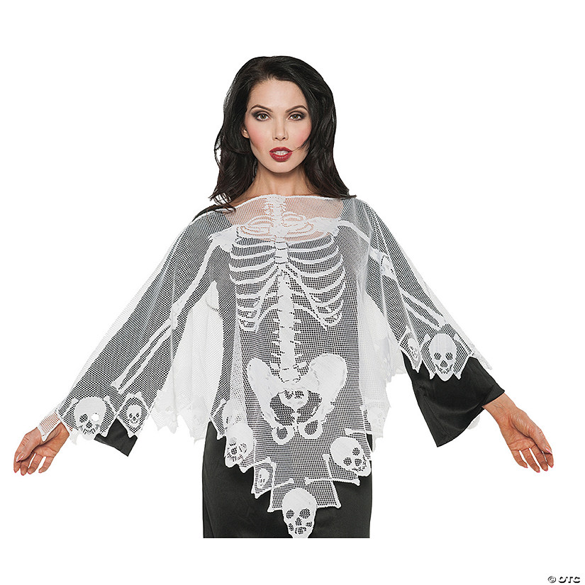 Women's Lace Skeleton Poncho Image