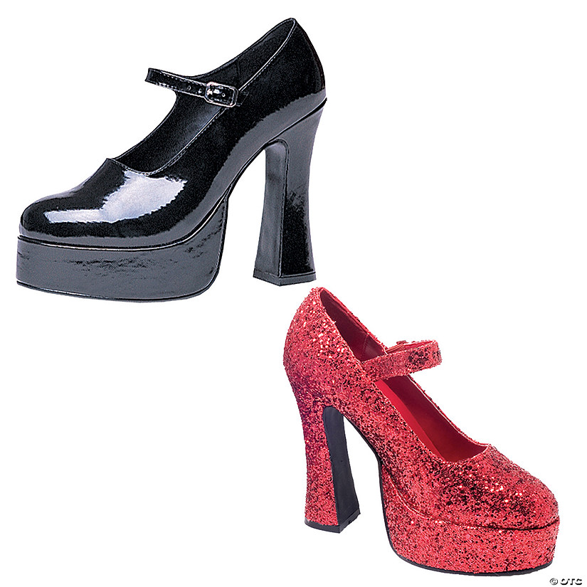Women's Mary Jane Platform High-Heel Shoes Image