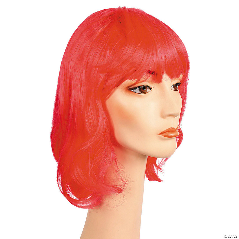 Women's Medium Length with Bangs ATJ362 1940s Page Wig Image