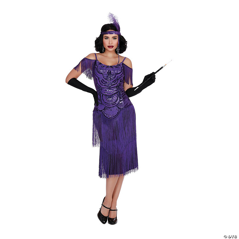 Women's Miss Ritz Flapper Dress Costume Image
