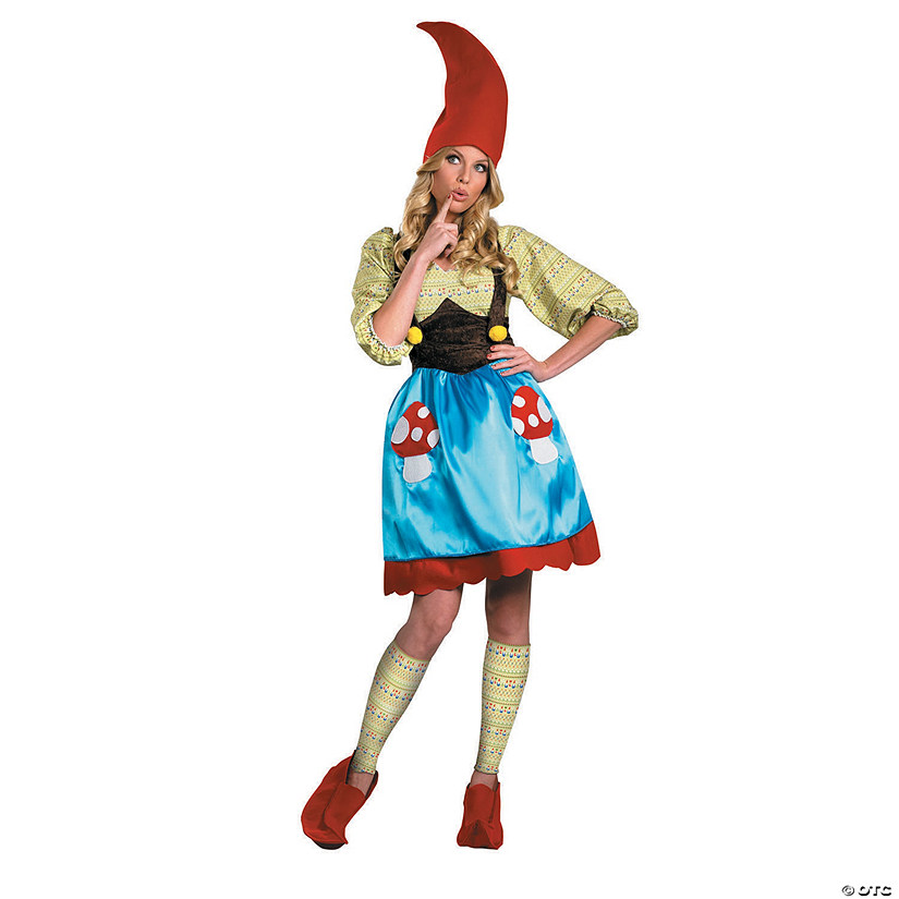 Women's Ms. Gnome Costume - 10-12 Image
