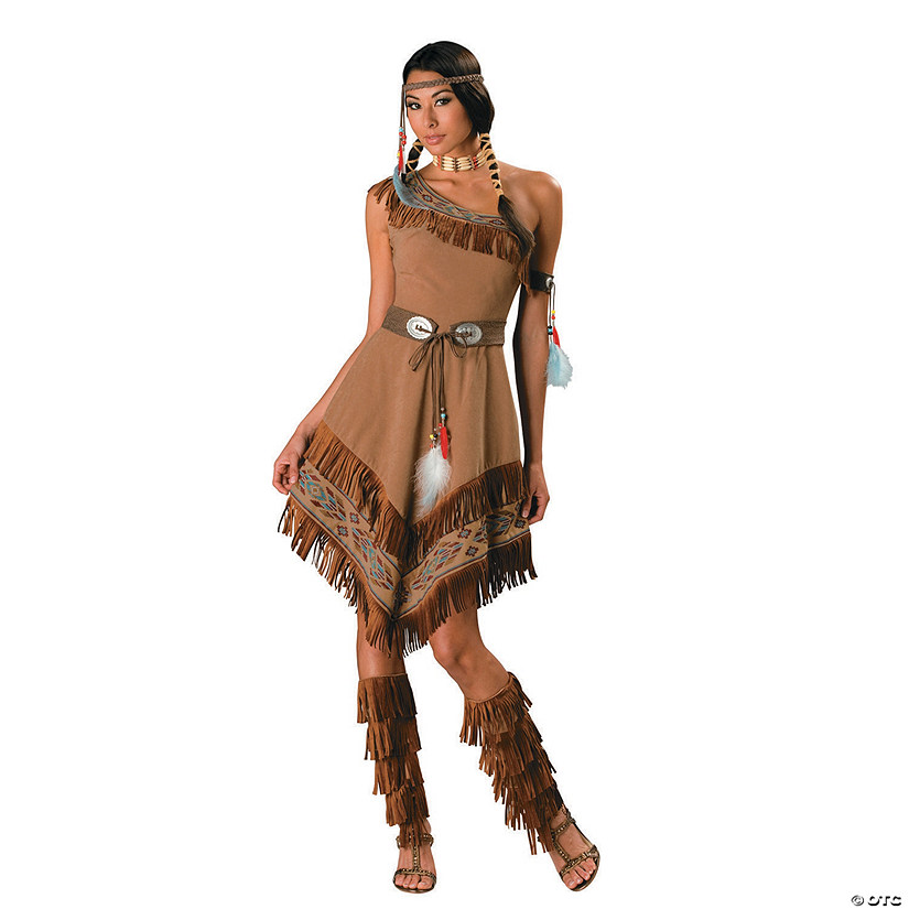 Women's Native American Maiden Costume - Medium Image