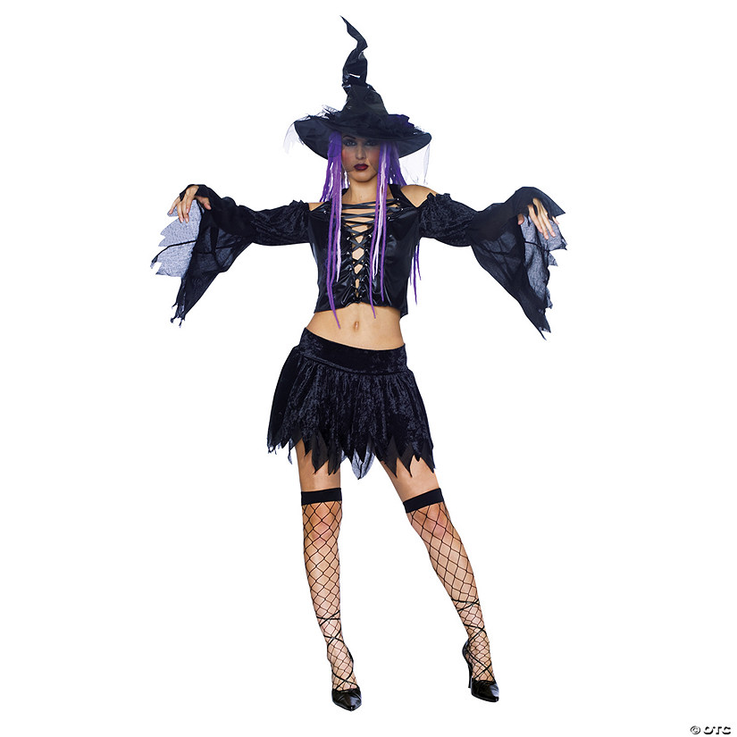 Women's Nightmare Spellcaster Costume Image