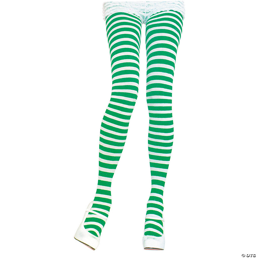 Women's Nylon Striped Tights Image