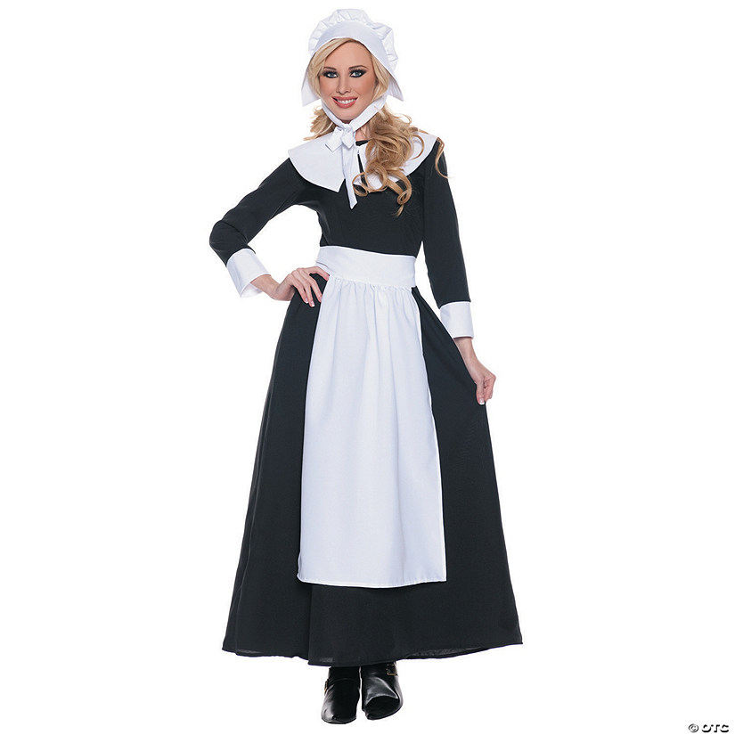 Women's Pilgrim Woman Costume Image