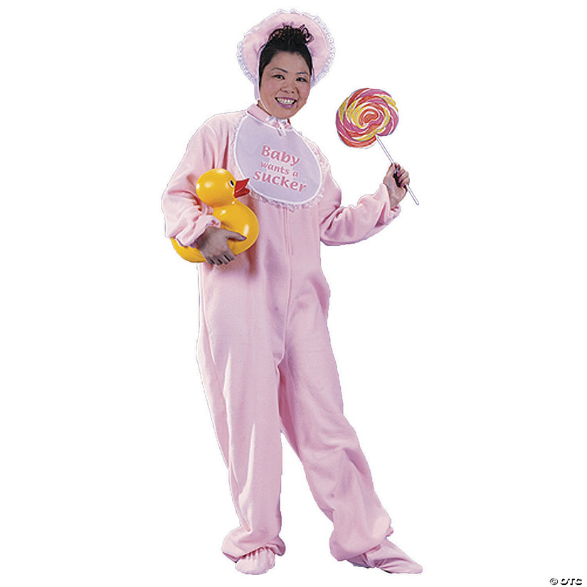 Women's Pink Be My Baby Costume - Standard Image