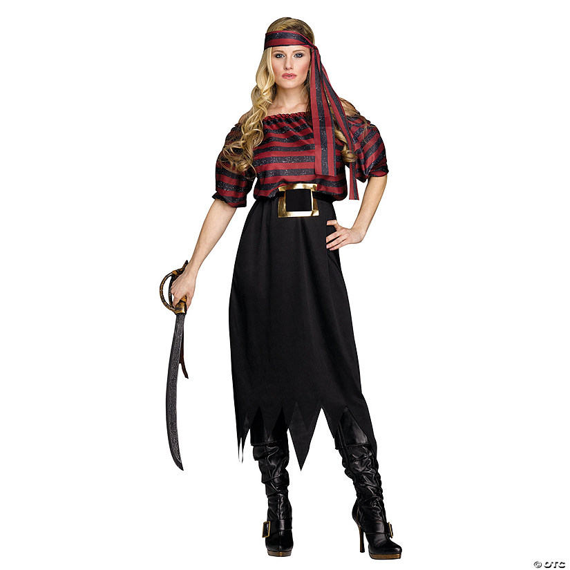 Women's Pirate Maiden Costume - Standard Image