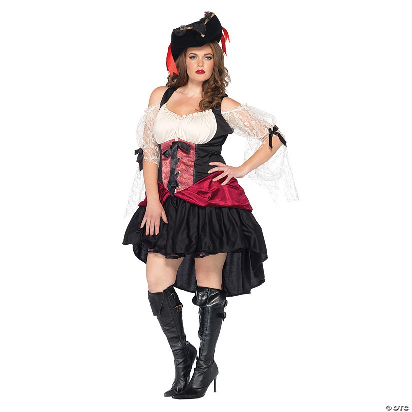 Women's Plus Size Wicked Wench Costume Image