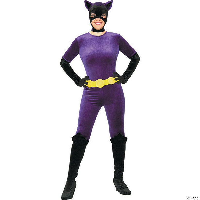Women's Purple Catwoman Costume Extra Small Halloween Express