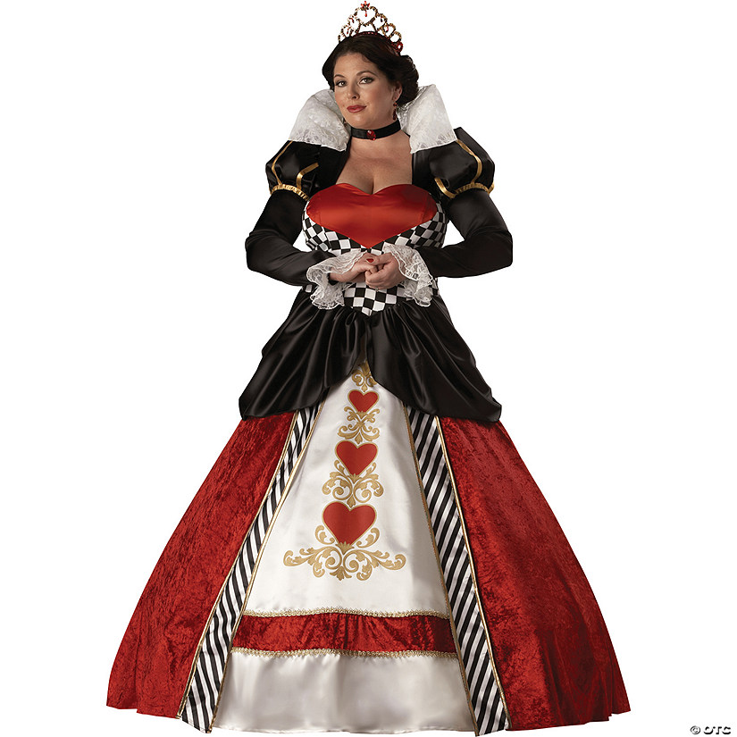 Women's Queen Of Hearts Costume - Plus Size 2XL Image