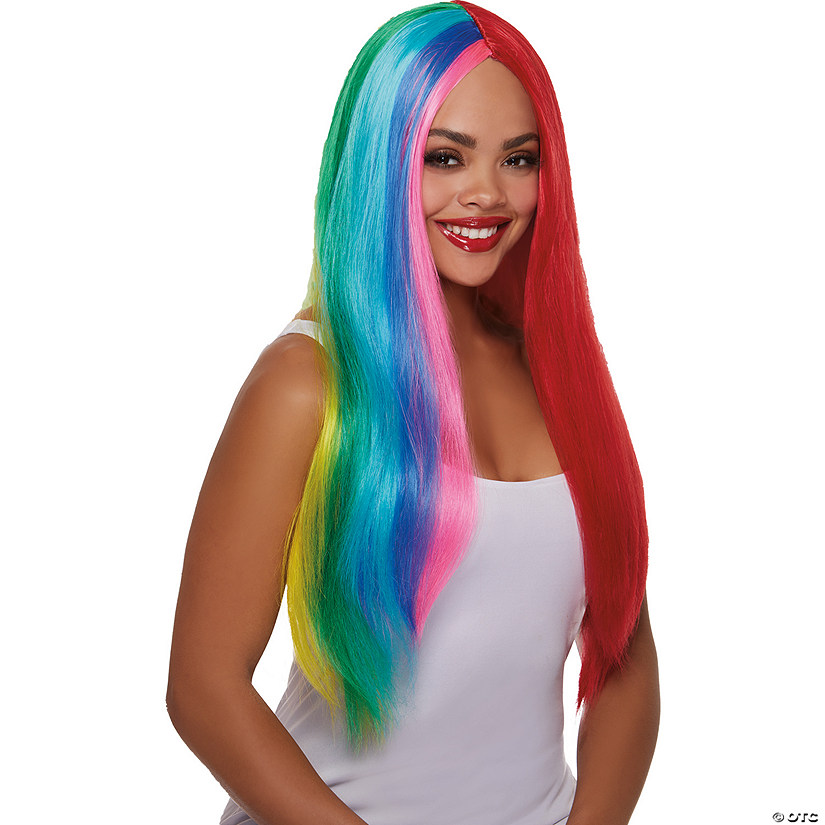 Women's Rainbow Wig Image