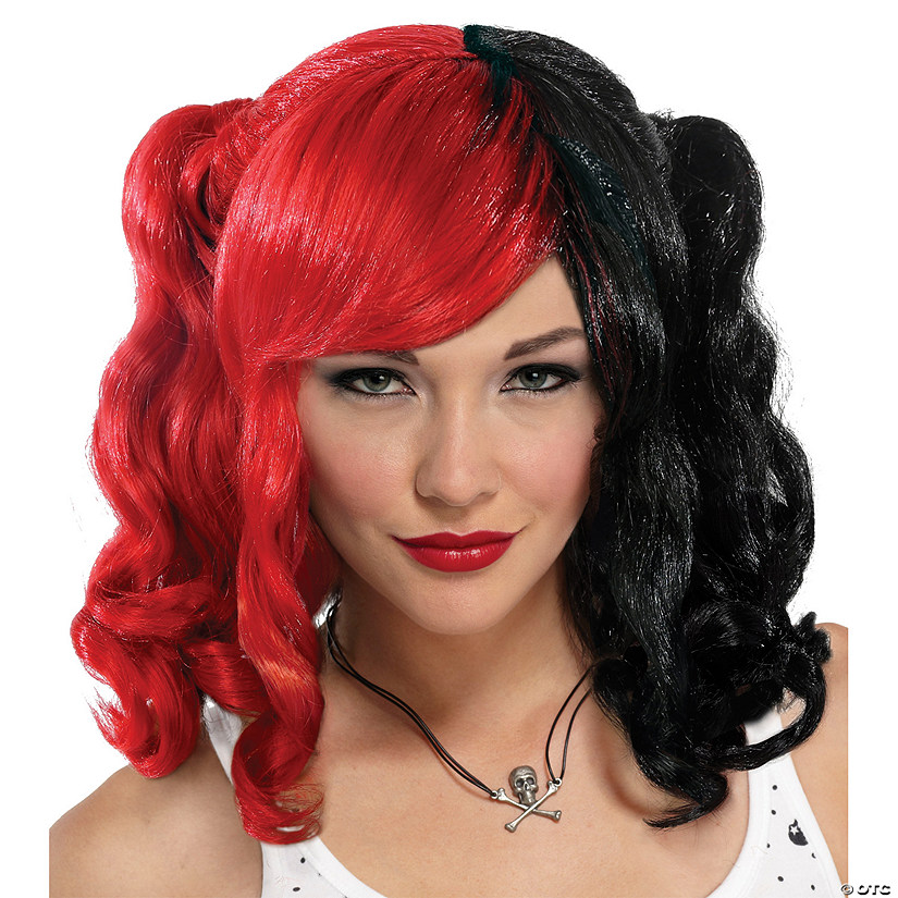 Women's Red & Black Gothic Lolita Wig Image