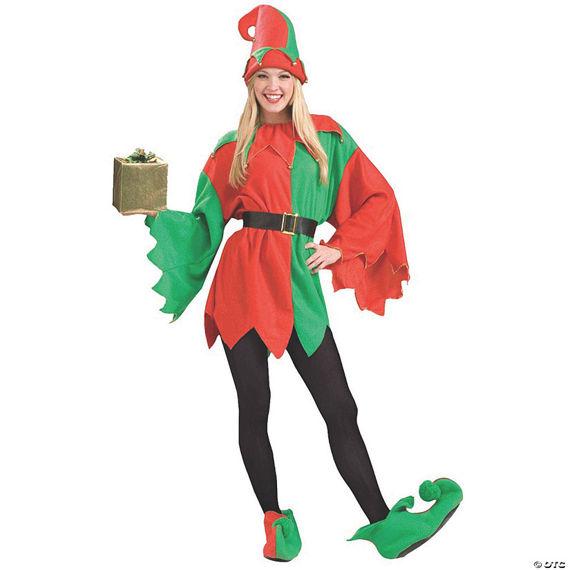 Women's Santa's Helper Elf Costume Image