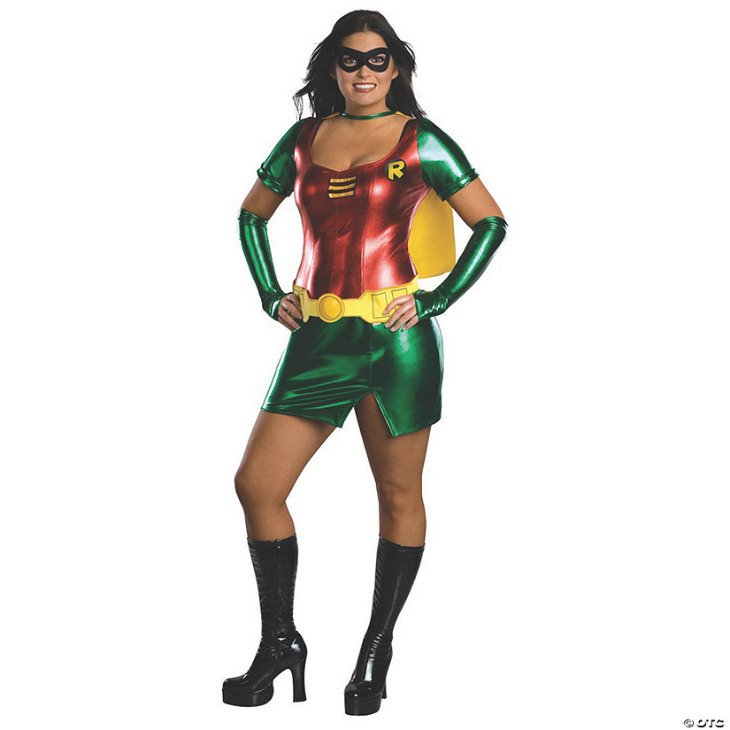 Women's Sexy Robin Plus Size Costume Image