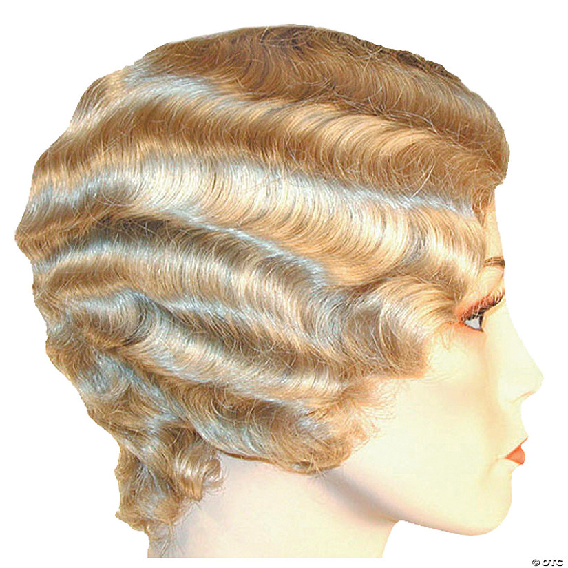 Women's Short Fingerwave Wig - Champagne Blonde 22 Image
