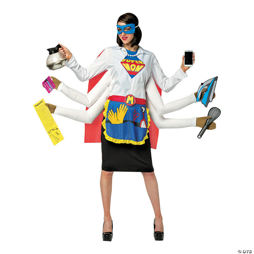 Women's Super Mom Costume Image