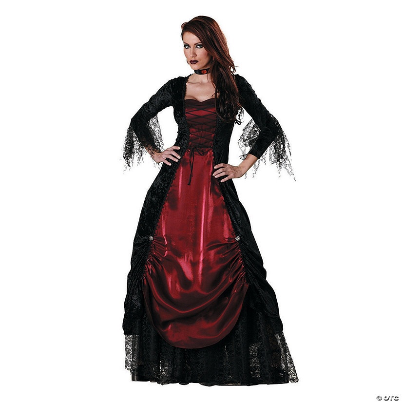 Women's Vampira Gothic Costume - Small Image