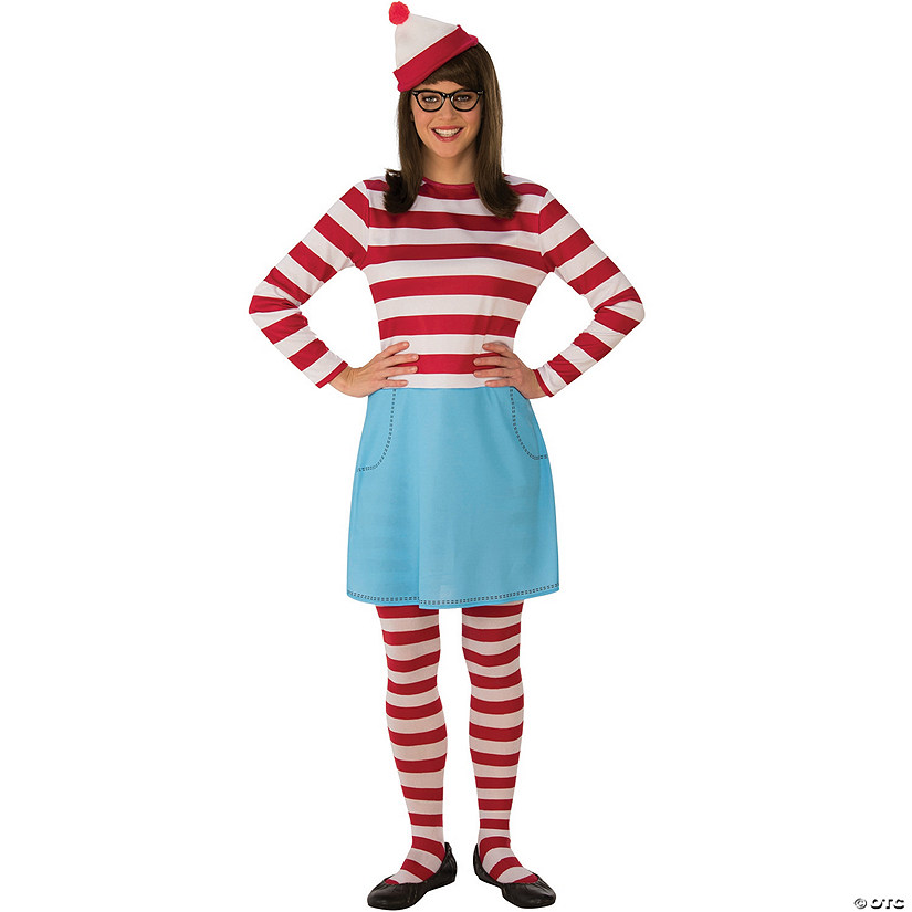 Women's Where's Waldo?&amp;#8482; Wenda Dress Costume Image
