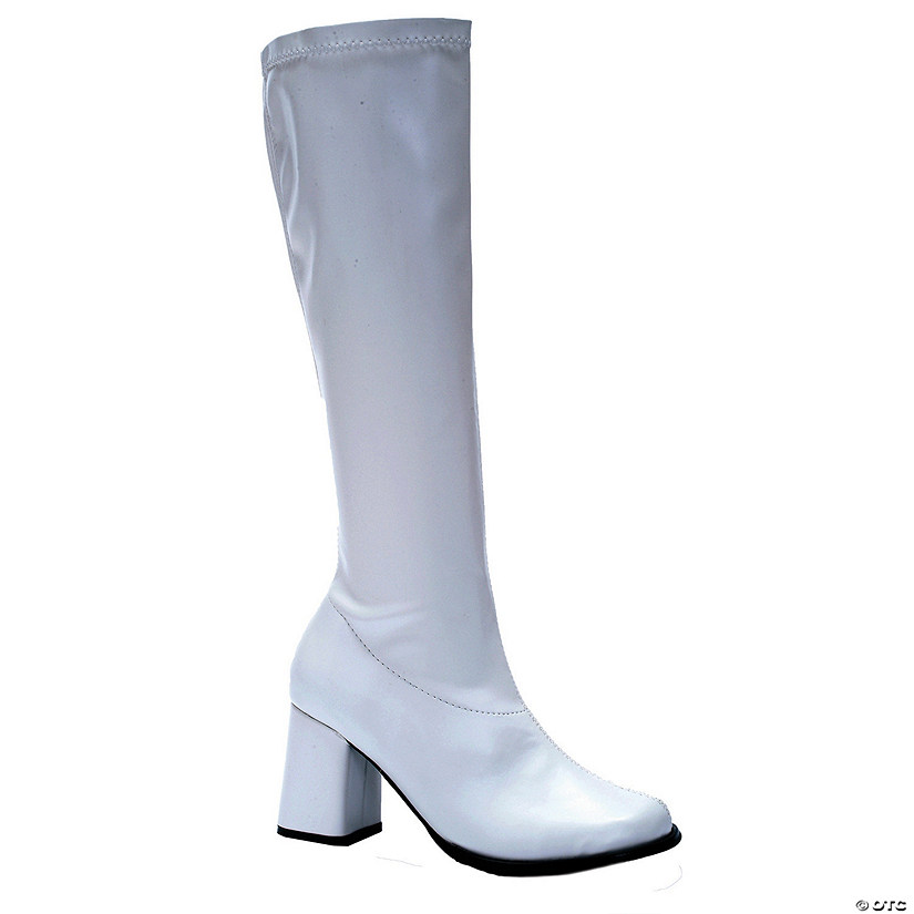 Women's White Go Go Boots Image