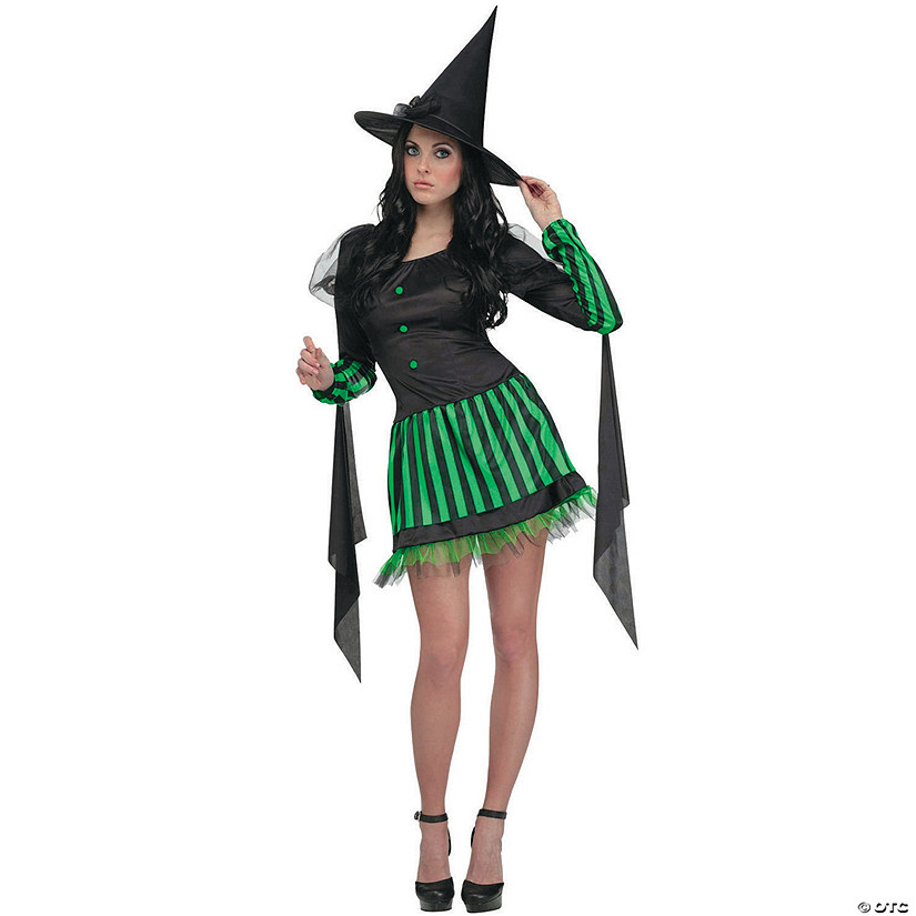Women's Wicked Witch Costume - Med/Large Image