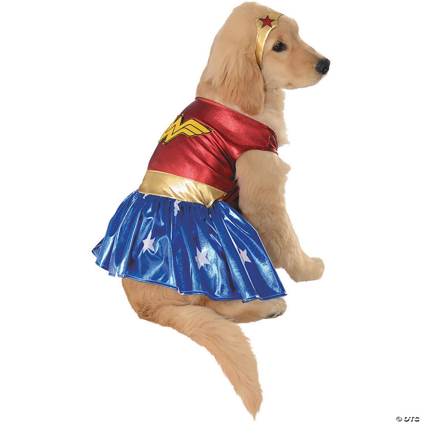 Wonder Woman Dog Costume - Large Image