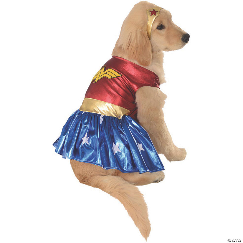 Wonder Woman Dog Costume - Medium Image