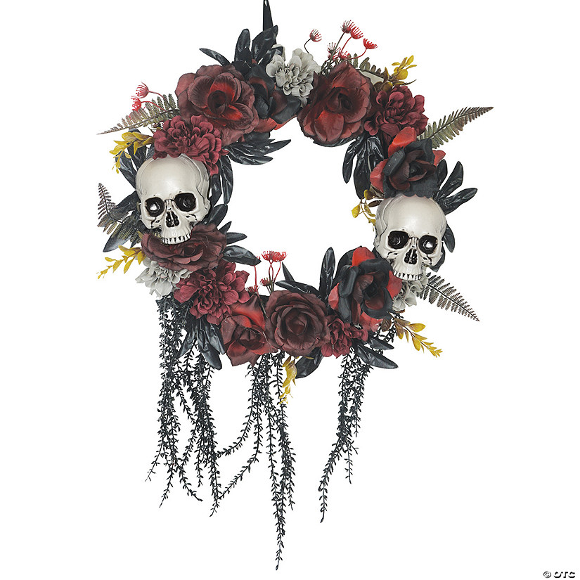 Wreath Skull Roses Image