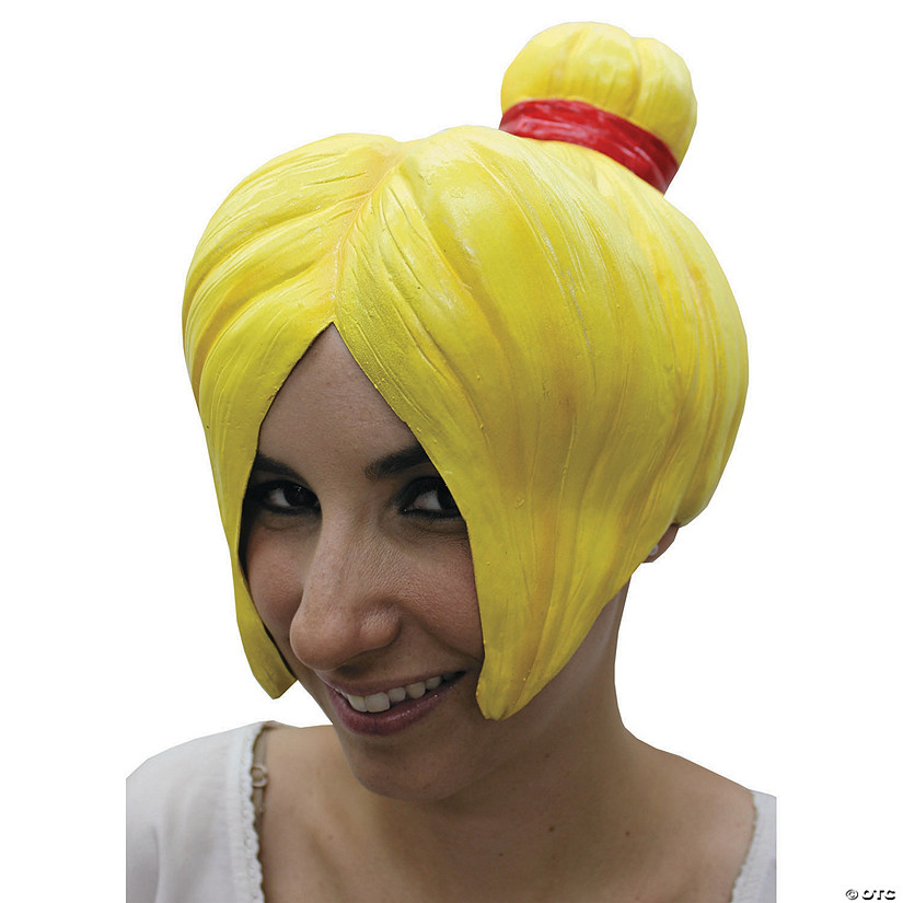 Yellow Anime 4 Latex Wig Image