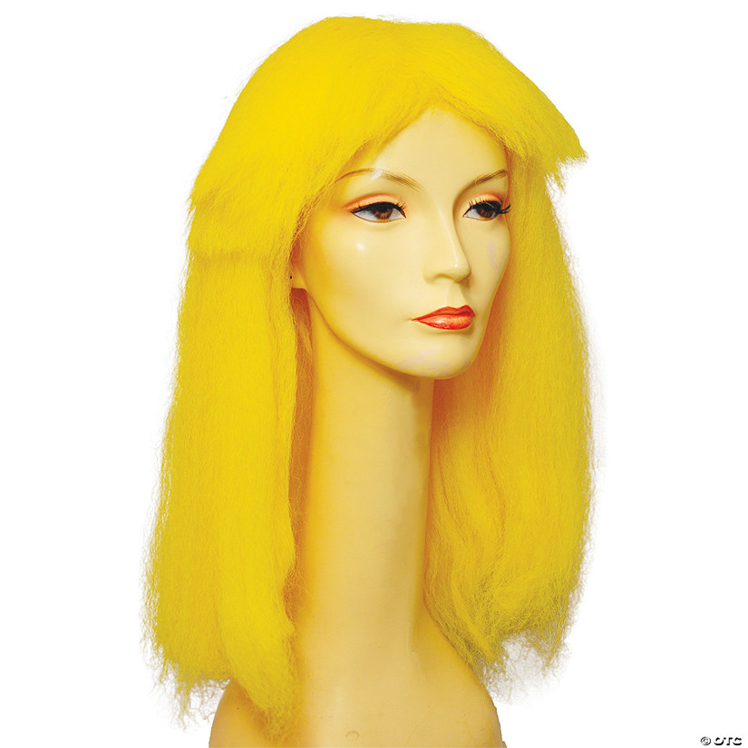 Yellow Clown Wig Image