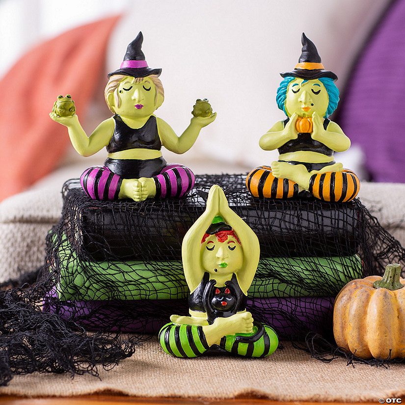 Yoga Witch Tabletop Decorations Image