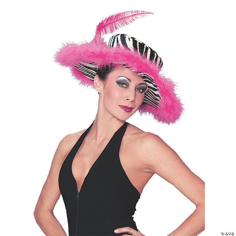 Zebra Pink Hat Image