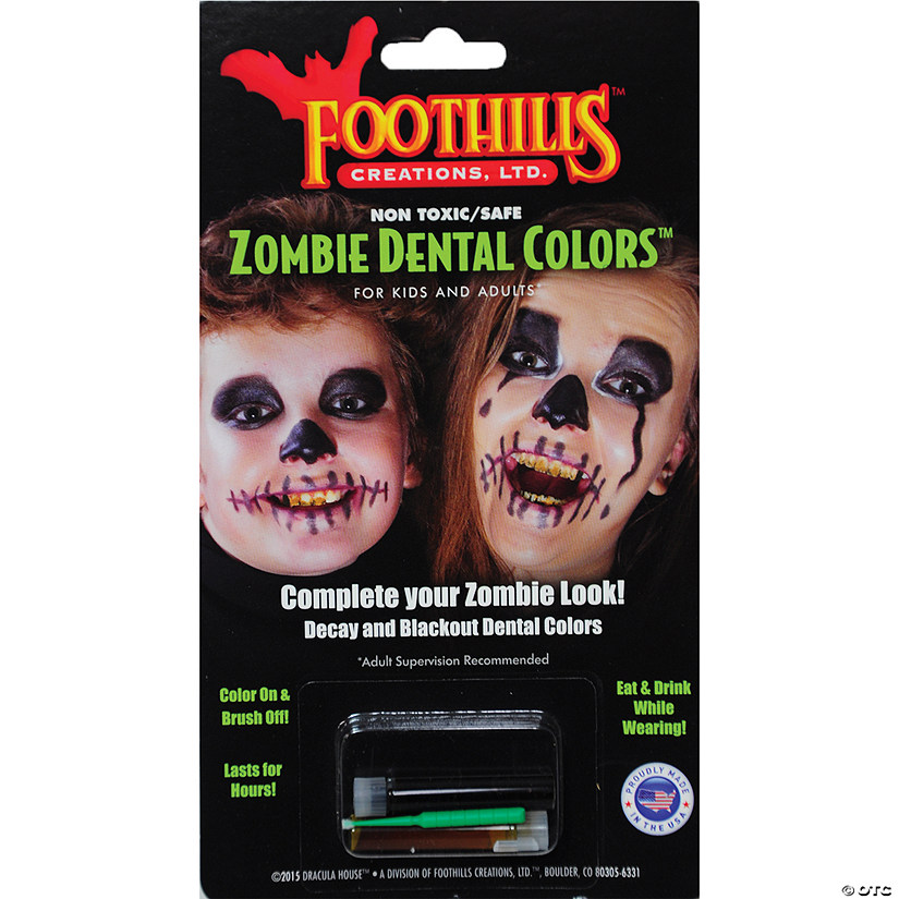 Zombie Dental Color For Kids Image