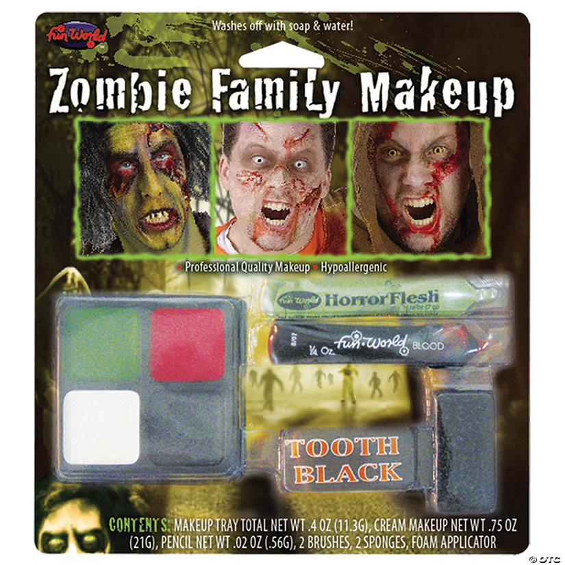 Zombie Family Makeup Kit Image