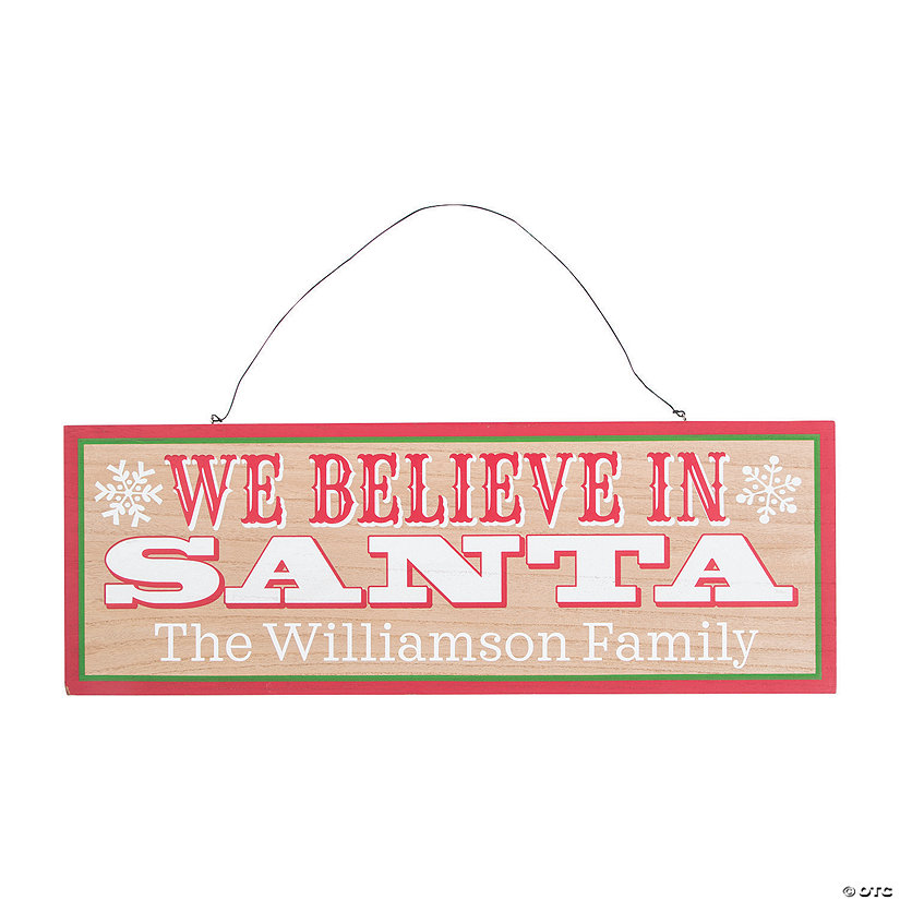 Personalized Whimsical Christmas Sign Image Thumbnail