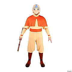 Adults Qualux Avatar: The Last Airbender™ Aang Jumpsuit Costume