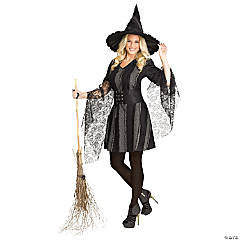 Girl's Gothic Stitch Witch Costume