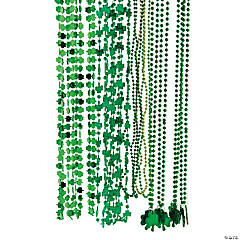 Bulk 144 Pc. St. Patrick's Day Bead Necklace Assortment