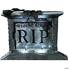 halloween lighted tombstones