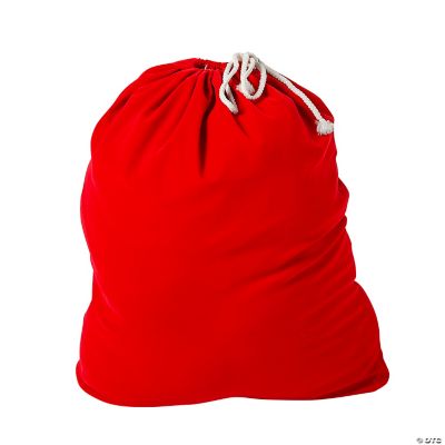 Red Velvet Santa Toy Bag Halloween Express