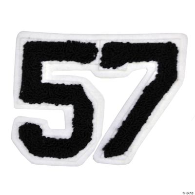 4" Patch Numbers Halloween Express