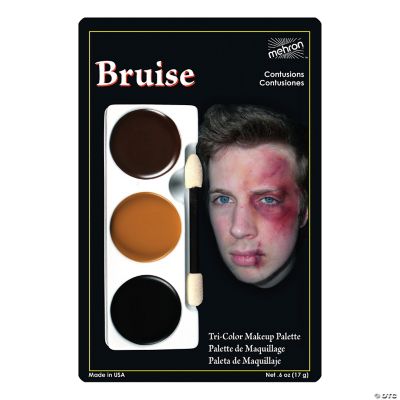 Mehron Bruise TriColor Makeup Palette Halloween Express