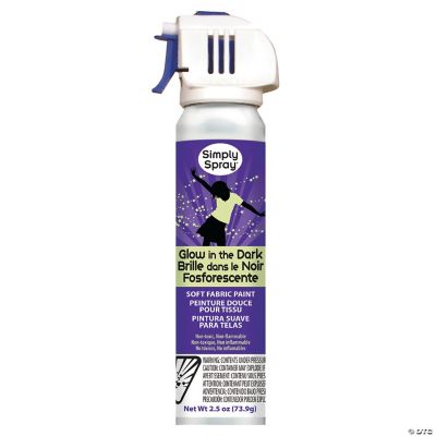 Glow-in-the-Dark Soft Fabric Spray Paint