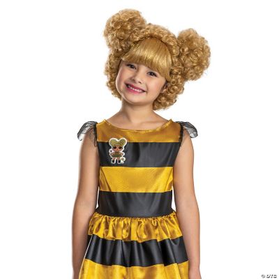 Kids L.O.L Surprise Queen Bee Wig Costume Accessory Halloween Express