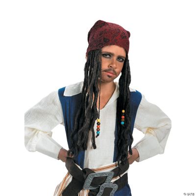 Pirates of the Caribbean Captain Jack Sparrow Headband Hair Halloween