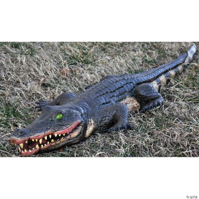 4' Swamp Alligator Halloween Decoration | Halloween Express