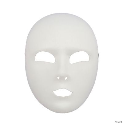 full head mask template