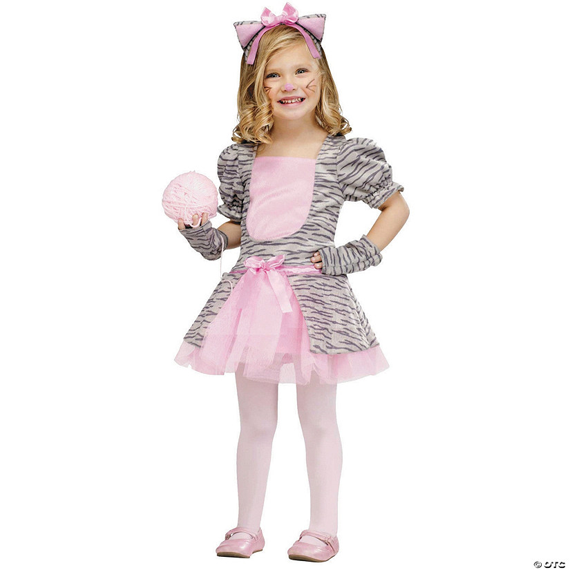 Toddler Girl’s Grey Kitten Costume - 3T-4T - Discontinued