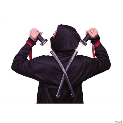 Ninja Double Sword Halloween Costume Accessory