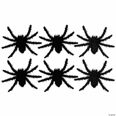 Black Hairy Spiders Halloween Decoration | Halloween Express