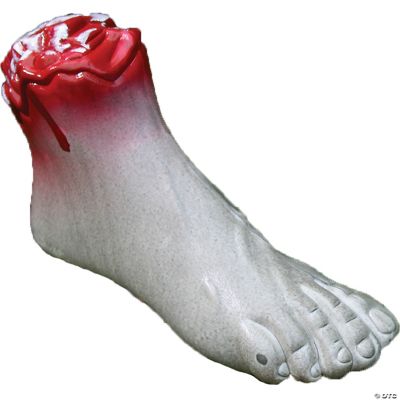 Bloody Zombie Foot Prop Halloween Express
